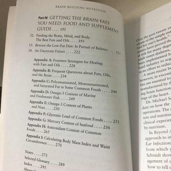 Brain Building Nutrition book by Dr. Michael Scmidt - Picture 7 of 8